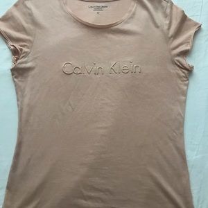 New Tan Calvin Klein Tee